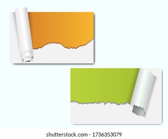 Tear paper vector illustration, for various tasks