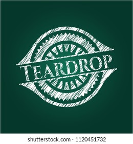 Teardrop chalk emblem
