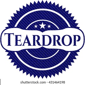 Teardrop jean background