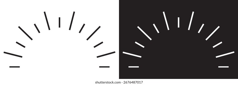 Teardrop outline vector design. Minimalist illustration featuring three teardrop outlines mirrored in negative space, ideal for abstract design and backgrounds. vector illustration

