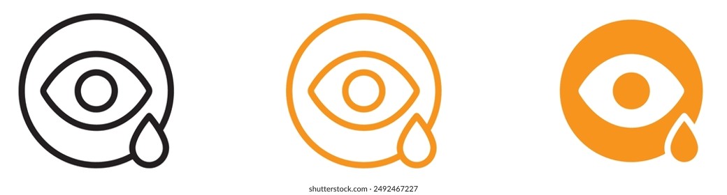 Tearful Crying Icon Expressing Emotions for Messaging Apps and Social Media Versatile Symbol for Sadness and Emotional Communication