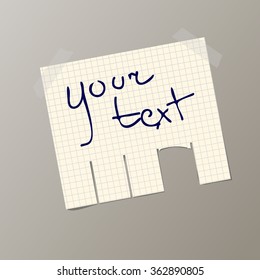 tear-off ads template