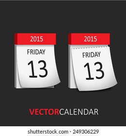 Tear-off Calendar - Friday 13th