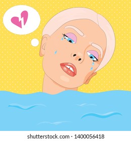 tears from a broken heart