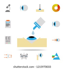 tears illustration icon. optometry icons universal set for web and mobile