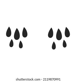 Tears vector icon.Black vector icon isolated on white background tears.
