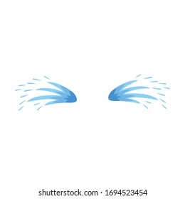 Tears vector icon.Cartoon vector icon isolated on white background tears.