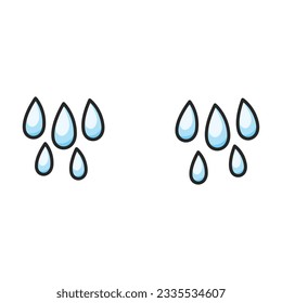 Tears vector icon.Color vector icon isolated on white background tears.