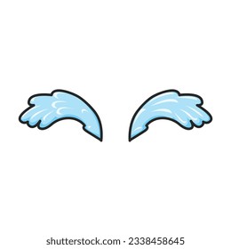 Tears vector icon.Color vector icon isolated on white background tears.