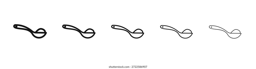 Diseño del icono de la cucharadita, logotipo, App, UI. Ilustración vectorial, EPS