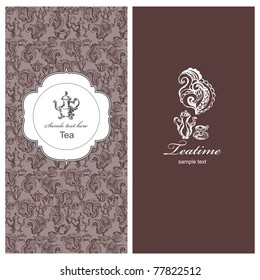 Teatime vintage banners