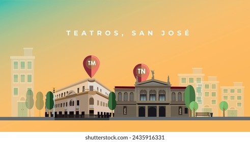 Teatro nacional y Melico Salazar de Costa Rica 