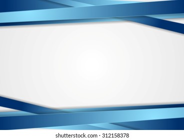 Fondo técnico abstracto con rayas azules. Diseño de vectores