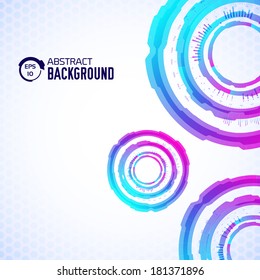 tech abstract background concept. Vector illustration