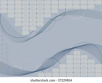 Tech abstract background in scientific style