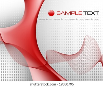 tech abstract composition - vector illustration