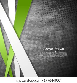 Tech abstract grunge design. Vector background