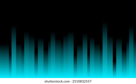 Tech abstract minimal striped blue black background. Geometric vector design