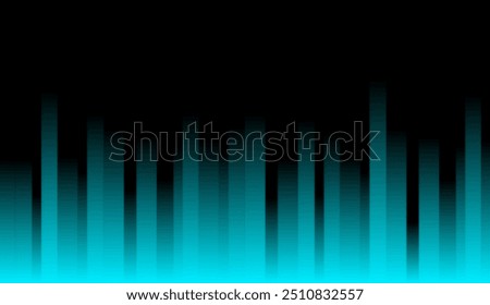Tech abstract minimal striped blue black background. Geometric vector design