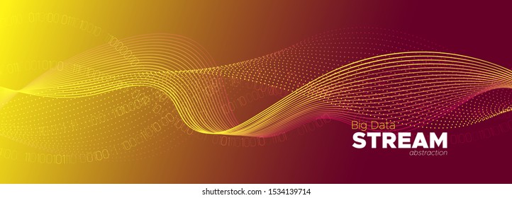 Tech Abstract. Red Particle Future. Big Data Analysis. Neon Binary Number Wallpaper. Orange Tech Banner. Digital Particles. Big Data Concept. Light Information Binary Technology. Yellow Tech Poster.