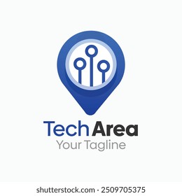 Tech Area Logo Design Template. Good for Business, Agency, Community and Organization
