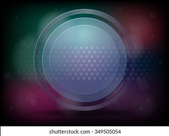 tech background with blurry colorful background vector