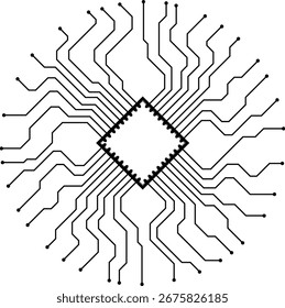 Antecedentes técnicos. Antecedentes digitales futuristas para la Tecnología y la innovación. Vector