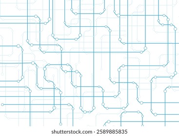 Tech background with a modern abstract circuit board style design 