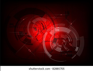 Tech Background In The Red