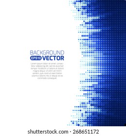 Tech background, white and blue