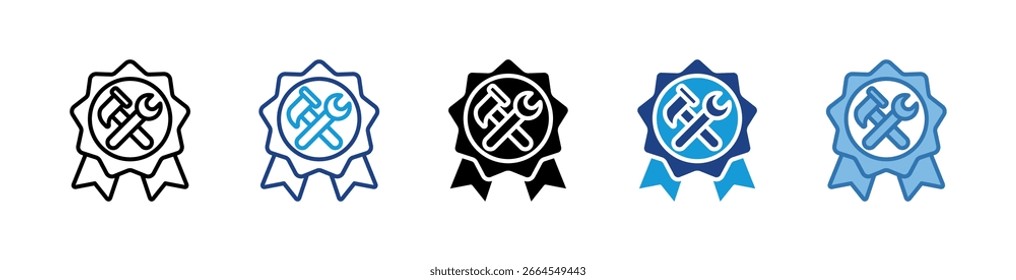 Elemento del icono de la insignia de la tecnología para el diseño