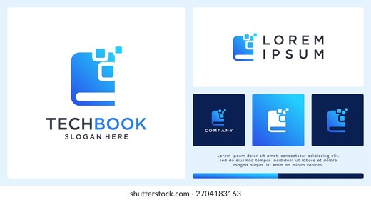 Digitales Konzept für das Logo von Tech Book