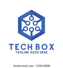 Tech Box Logo Design Inspiration For Business And Company