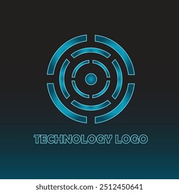 tech circle design.can be used for various purposes