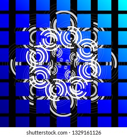 Tech Circle series, digital abstract background, modern, colorful design.dark.impossible
