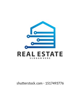 Tech City Logo Symbol Template Design Vector, Emblem, Design Concept, Creative Symbol, Icon