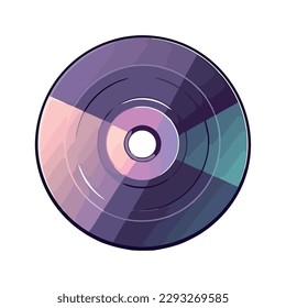 tech compact disc device isolated