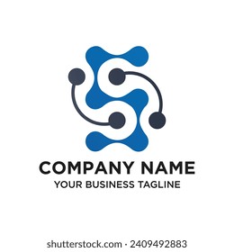 Tech Company Logo. Technology Logo Design