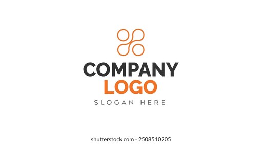 tech compnay logo concept.business logo vector illustration