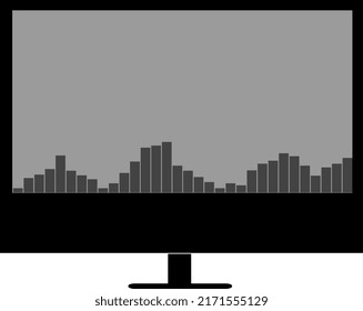 Tech computer logo template Vector