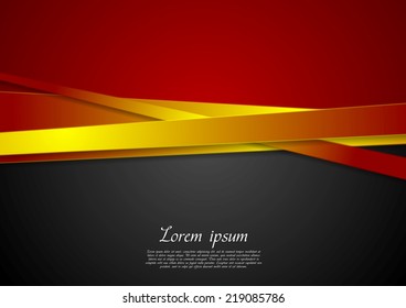 Tech corporate striped vector background