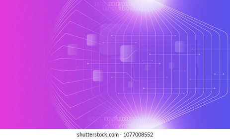 tech cyber abstract background