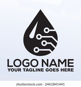 logotipo de trato de tecnología elemento de Plantilla logotipo de tecnología