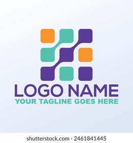 tech deal logo design template element Tech logo