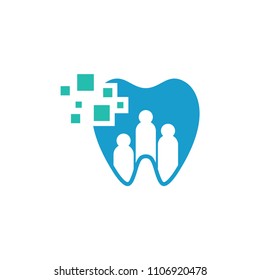 tech dental logo template