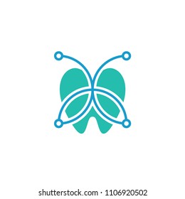 tech dental logo template