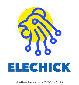 Tech design logo simple illustration