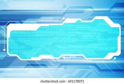 tech digital computer innovation concept background vector design