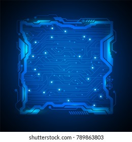 tech digital networking concept design background