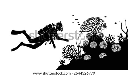 A tech diver exploring a digital coral reef installation.jpg	Tech Diver Exploring Digital Coral Reef Installation Virtual Ocean	A tech diver explores a mesmerizing digital coral reef installation, blu